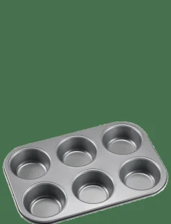 Karabo Muffinsform 6 stycken Kolstål - Cupcake- & Muffinsformar
