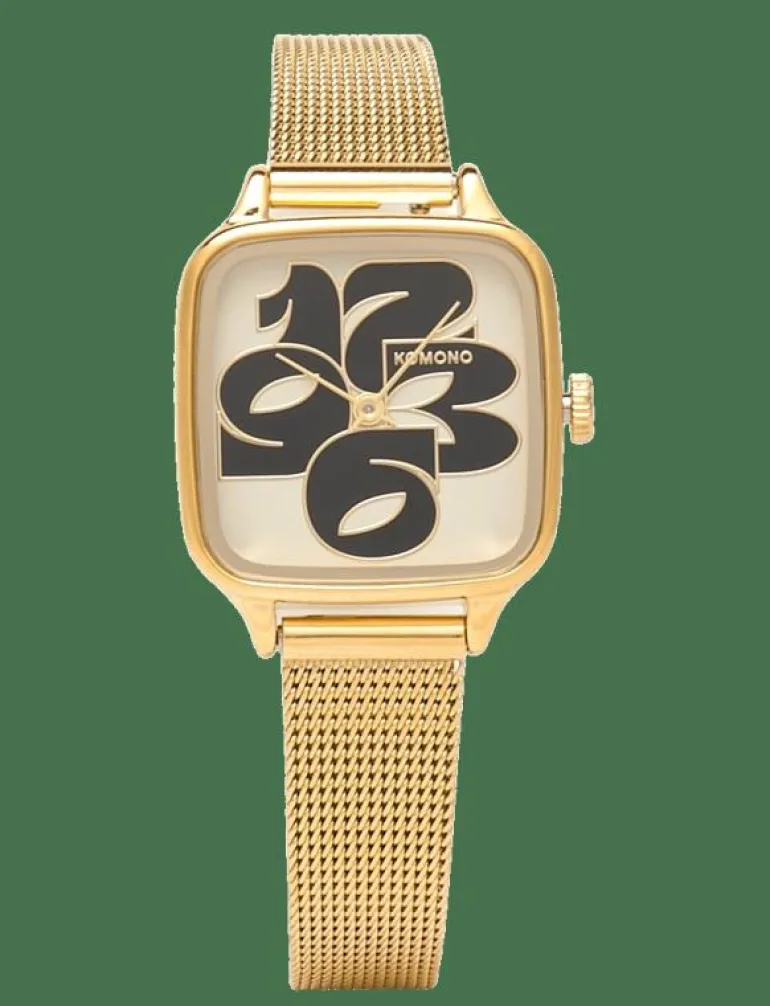 Kate Royale Cameo Gold Noir - Analog klocka