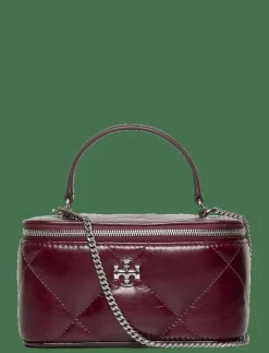 Kira Diamond Quilt Distressed Vanity Case - Necessärer