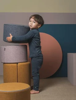 KK Circle - Blue Grey - Sittpuffar