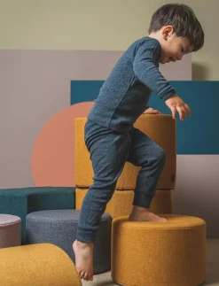 KK Circle - Blue Grey - Sittpuffar