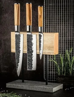 Knife block magnetic Oak SdV - Knivblock