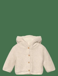 Knit cardigan with fleece lining - Jackor