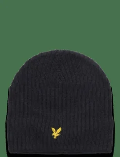 Knitted Ribbed Beanie - Mössor
