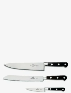 Knivset Licorne 3 delar Stål/Svart - Knivset