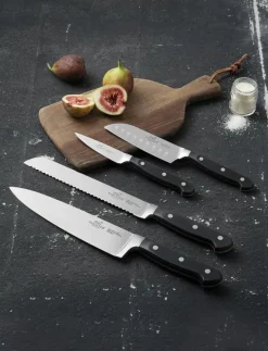 Knivset Pluton 4 delar Stål/Svart - Knivset