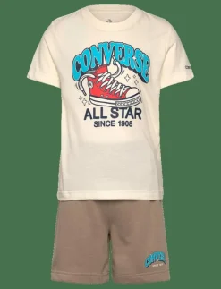KS-KNIT SHORT SET - Set med kortärmad t-shirt