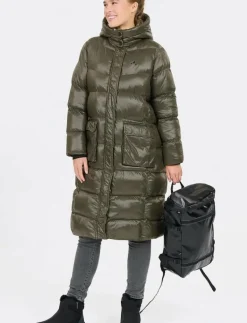 Lakewood W Long Puffer Jacket - Dunkappor