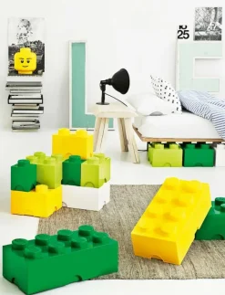 LEGO STORAGE BRICK 8 - Yellow - LEGO® leksaker
