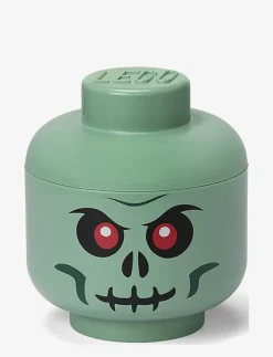 LEGO STORAGE HEAD (SMALL) - GREEN SKELETON - Förvaringslådor