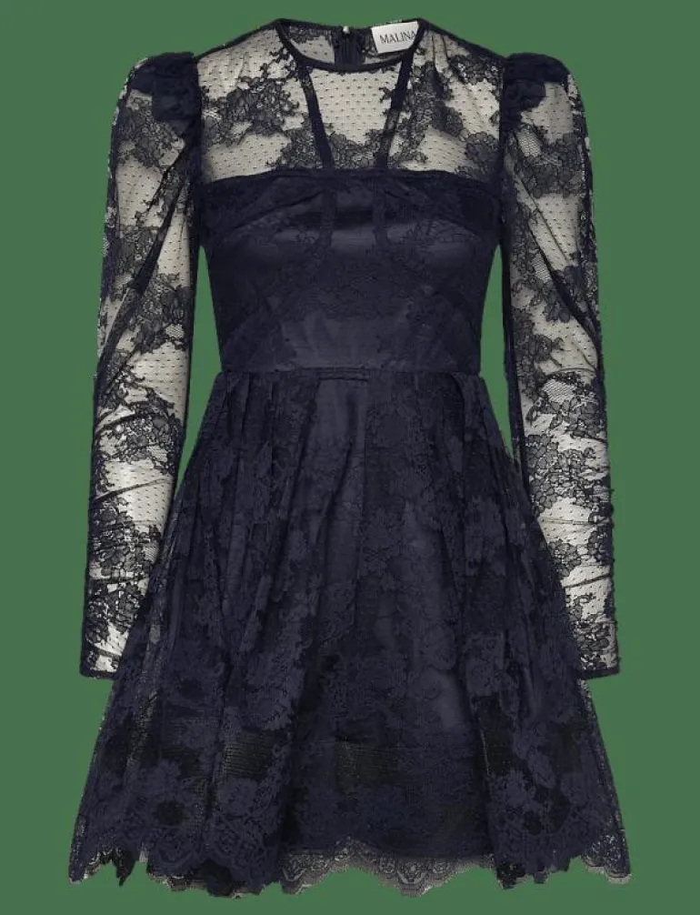 Leoni Lace Mini Dress - Korta klänningar