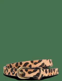 Leopard leather belt - Skärp