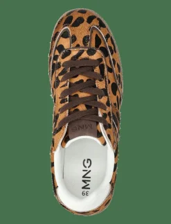 Leopard leather sneakers - Låga sneakers