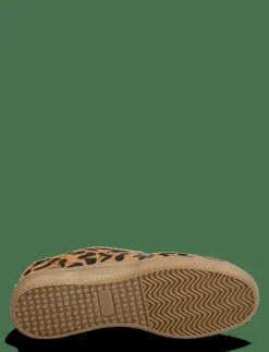 Leopard leather sneakers - Låga sneakers