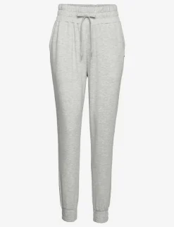 Light Grey Melange Comfy Sweatpants - Sweatpants