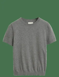 LIGHT KNIT SS C-NECK - T-shirts