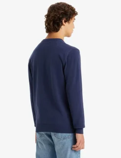 LIGHTWEIGHT HM SWEATER NAVAL A - Rundhalsad