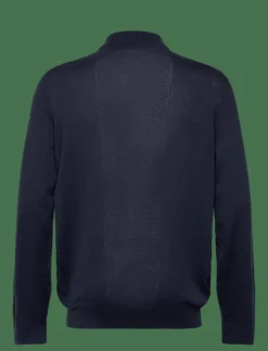 Lightweight Knitted Collared Cardigan - Stickat