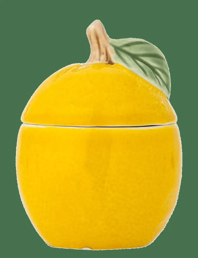 Limone Jar w/Lid - Förvaringsburkar