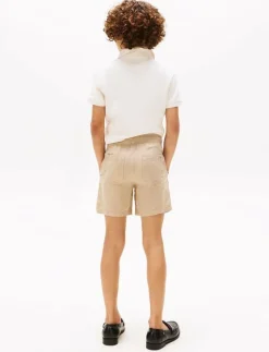 LINEN VISCOSE SHORT - Shorts
