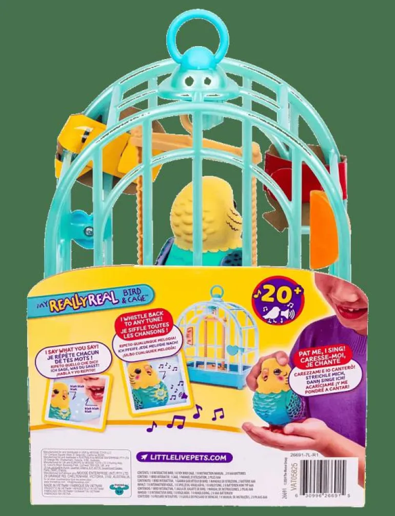 LITTLE LIVE PETS MY REALLY REAL BIRD & CAGE INDIE - Interaktivt djur
