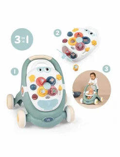 Little Smoby 3 IN 1 TROTTY WALKER - Lära-gå-vagnar