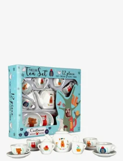 Little Woodies - 12 pcs porcelain tea set - Leksakskök & Tillbehör