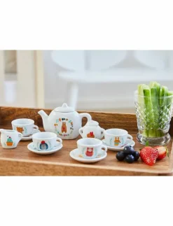 Little Woodies - 12 pcs porcelain tea set - Leksakskök & Tillbehör