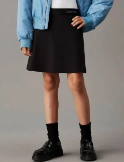 LOGO TAPE FLARE PUNTO SKIRT - Kort kjol