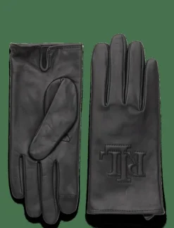 Logo-Embossed Sheepskin Tech Gloves - Fingervantar