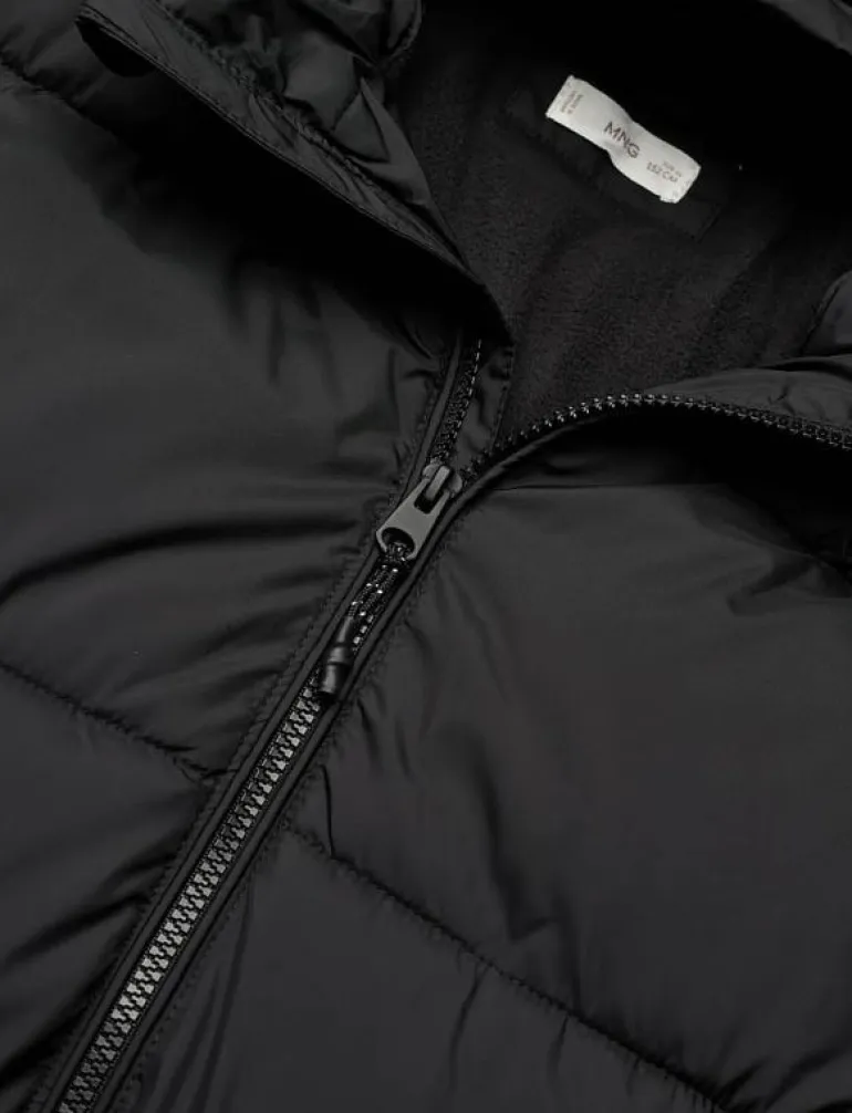 Long coat with padded lining - Dunjackor & fodrade jackor