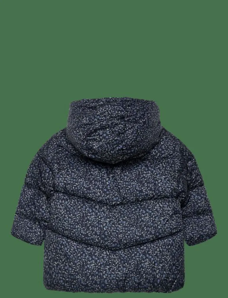 Long padded floral anorak - Dunjackor & fodrade jackor