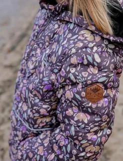 Long Puffer Jacket Aop Rec. - Dunjackor & fodrade jackor