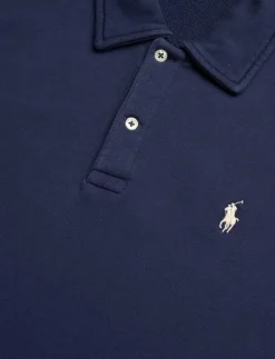 Loopback Fleece Polo-Collar Sweatshirt - Kortärmade pikéer
