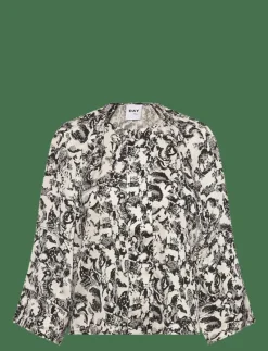 Loreen - Contrast Elements RD - Långärmade blusar
