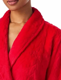 LRL L/s shawl collar short robe - Morgonrock