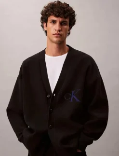 LS CTTN CASHMERE 3D LOGO CARDIGA - Koftor