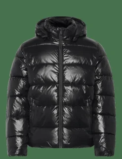 LS GLOSSY CHANNELED PUFFER JKT - Fodrade jackor