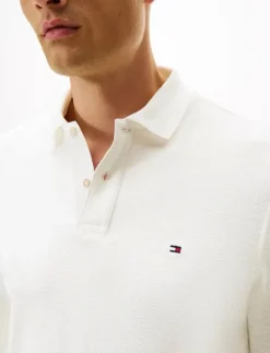 LS HERRINGBONE REG POLO - Långärmade pikéer