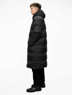 LS LONG LENGTH HOODED NYLON PUFF - Fodrade jackor