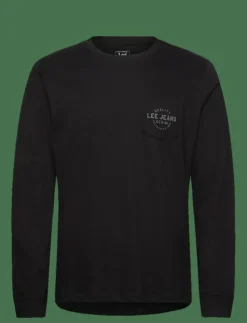 LS POCKET LOGO TEE - Långärmade t-shirts