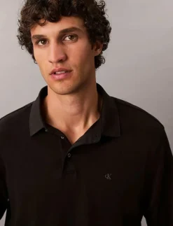 LS SUPIMA COTTON SOLID POLO - Långärmade pikéer