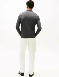 LS ZIP INTERLOCK REG POLO - Långärmade pikéer