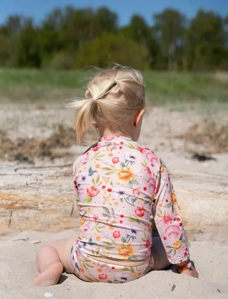 Lucca – Blebadebukser 1-2 år – Ocean Blossom - Badblöja