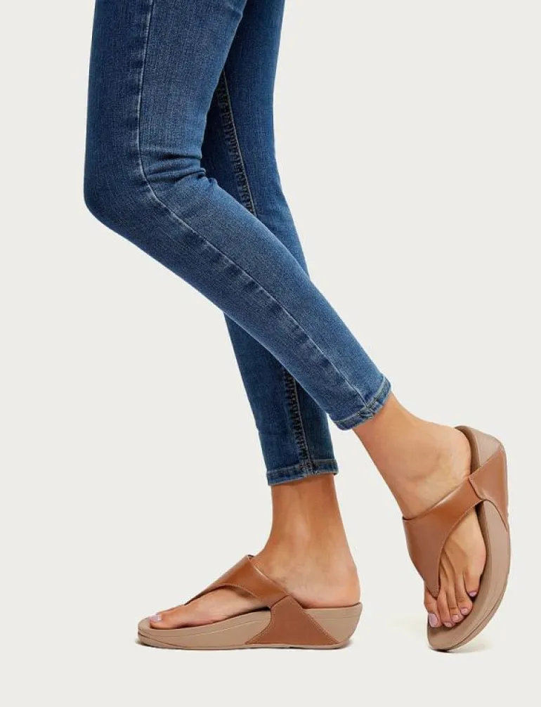 LULU LEATHER TOEPOST - Kilklackar