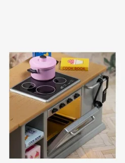 LUNDBY SPIS+KYLSKÅPSSET GRÅ - Tillbehör till dockhus