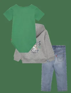 LVB 3PC FZ, TEE, DENIM SET - Set med body