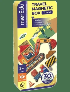 Magnetic Travel Box - Construction Site - Pysselset