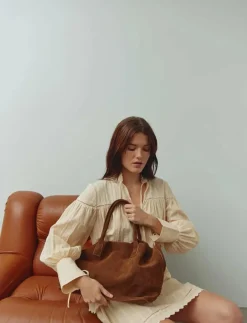 Mallory Bag Real Suede - Shoppers