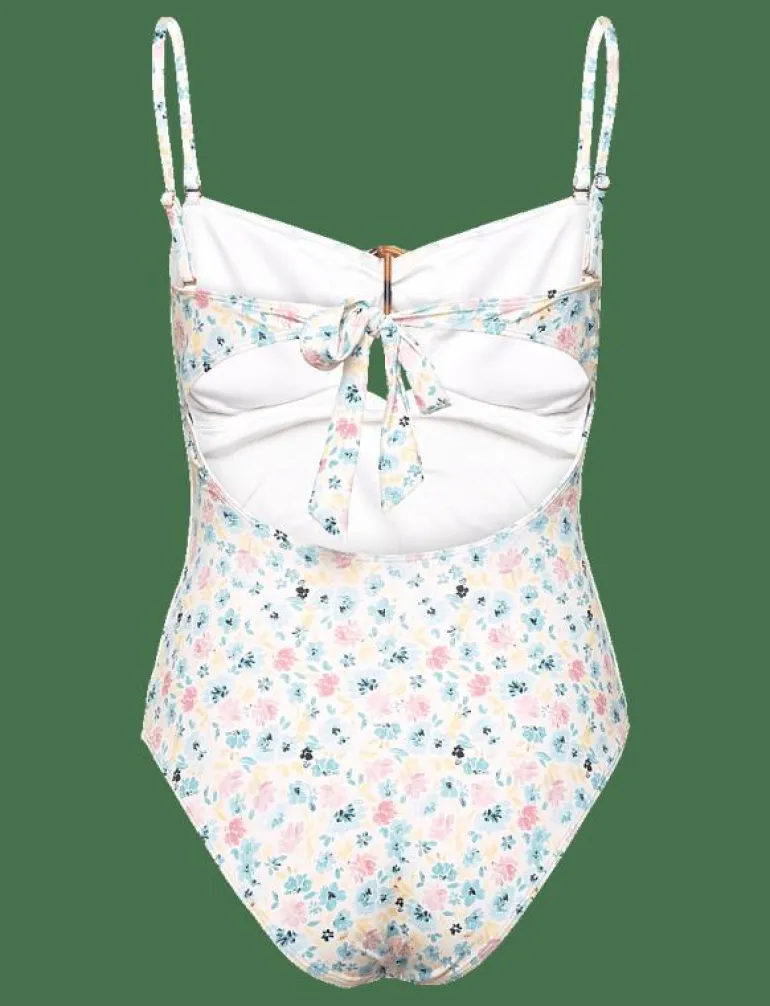 Mandy bamboo-ring bandeau swimsuit - Baddräkter